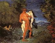 Paul Cezanne L'Enlevement France oil painting artist